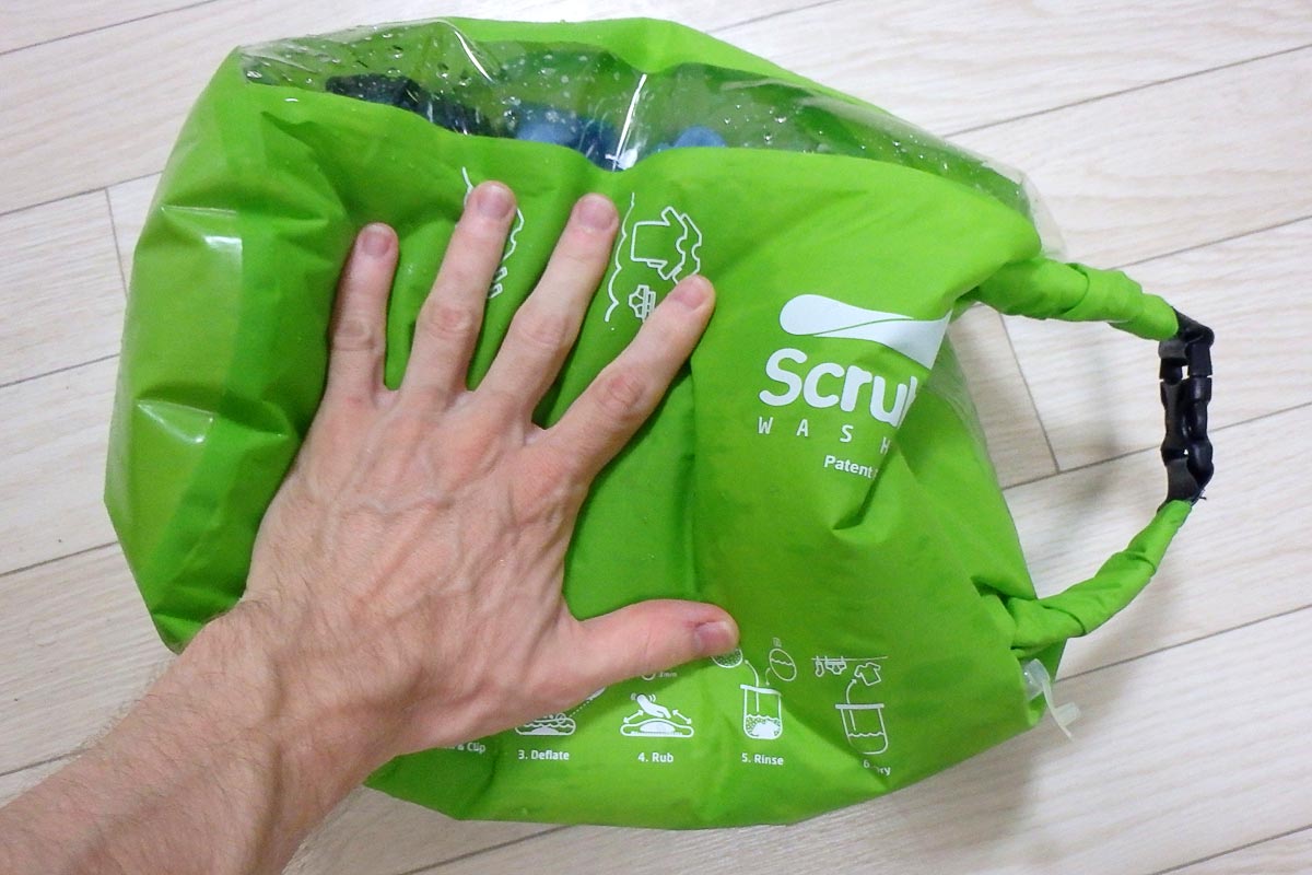Scrubba Wash Bag Review  How To Use And Wash Your Clothes While Traveling  